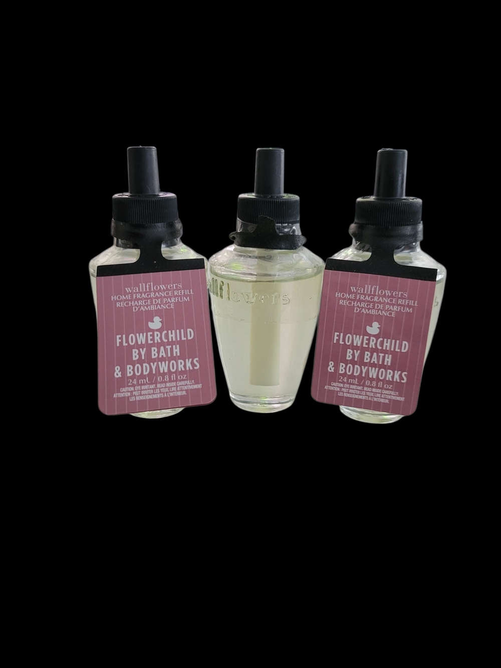 3pc Bath & Body Works Flowerchild Wallflowers Refills - NEW!!!
